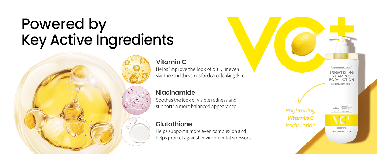 OOTD VC+ Key Active Ingredients